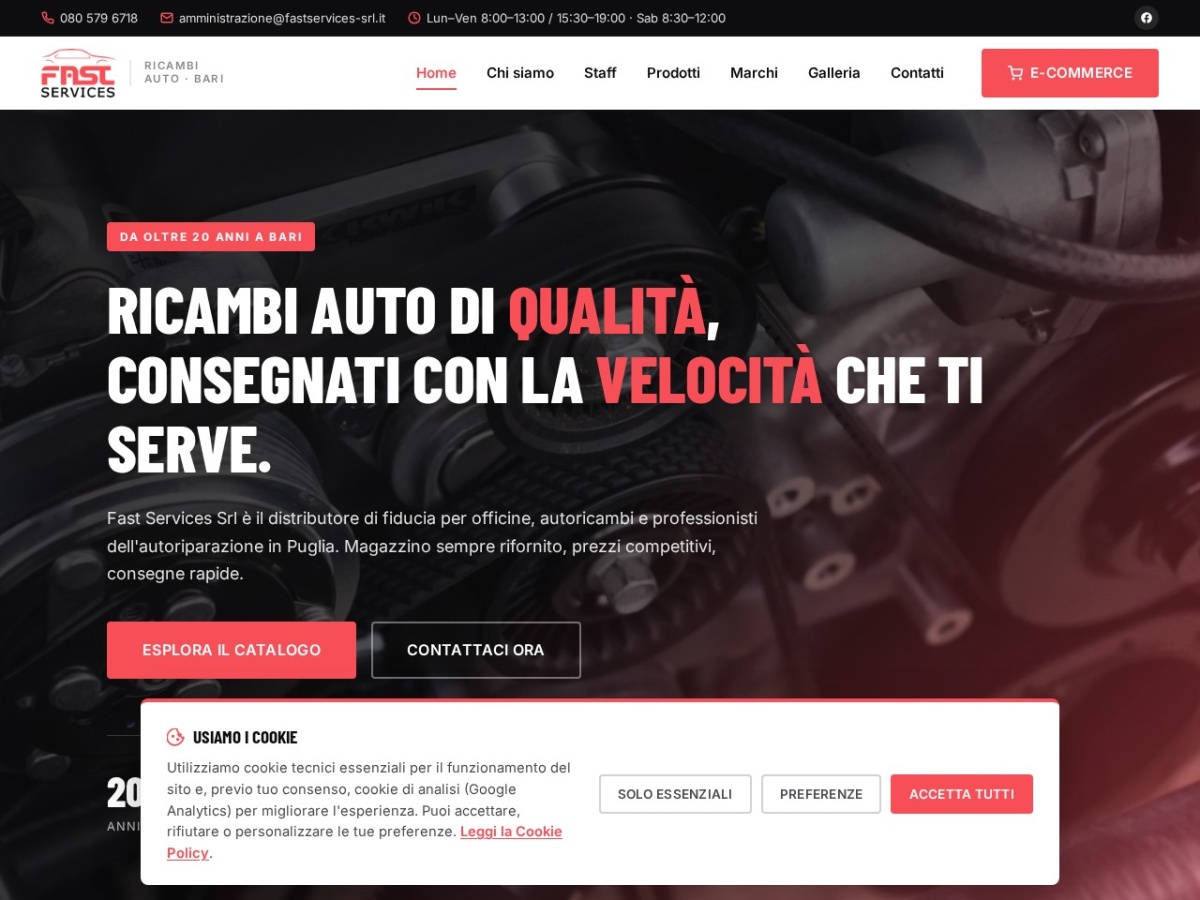 Front end per fast-services